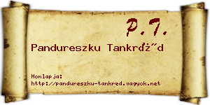 Pandureszku Tankréd névjegykártya